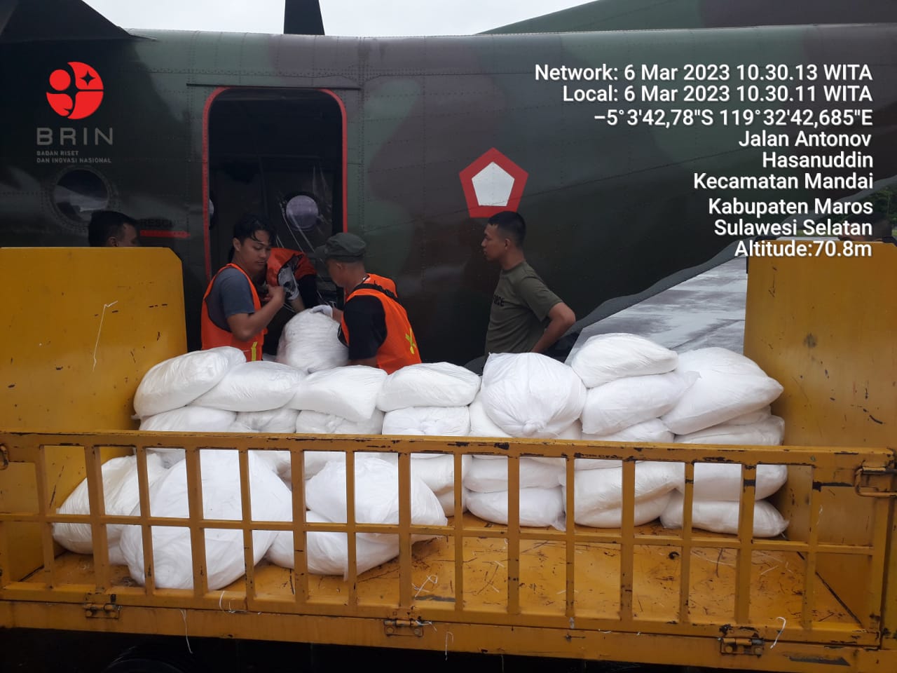 BNPB bersama BRIN Lakukan TMC Antisipasi Cuaca Ekstrem Wilayah Sulawesi Selatan